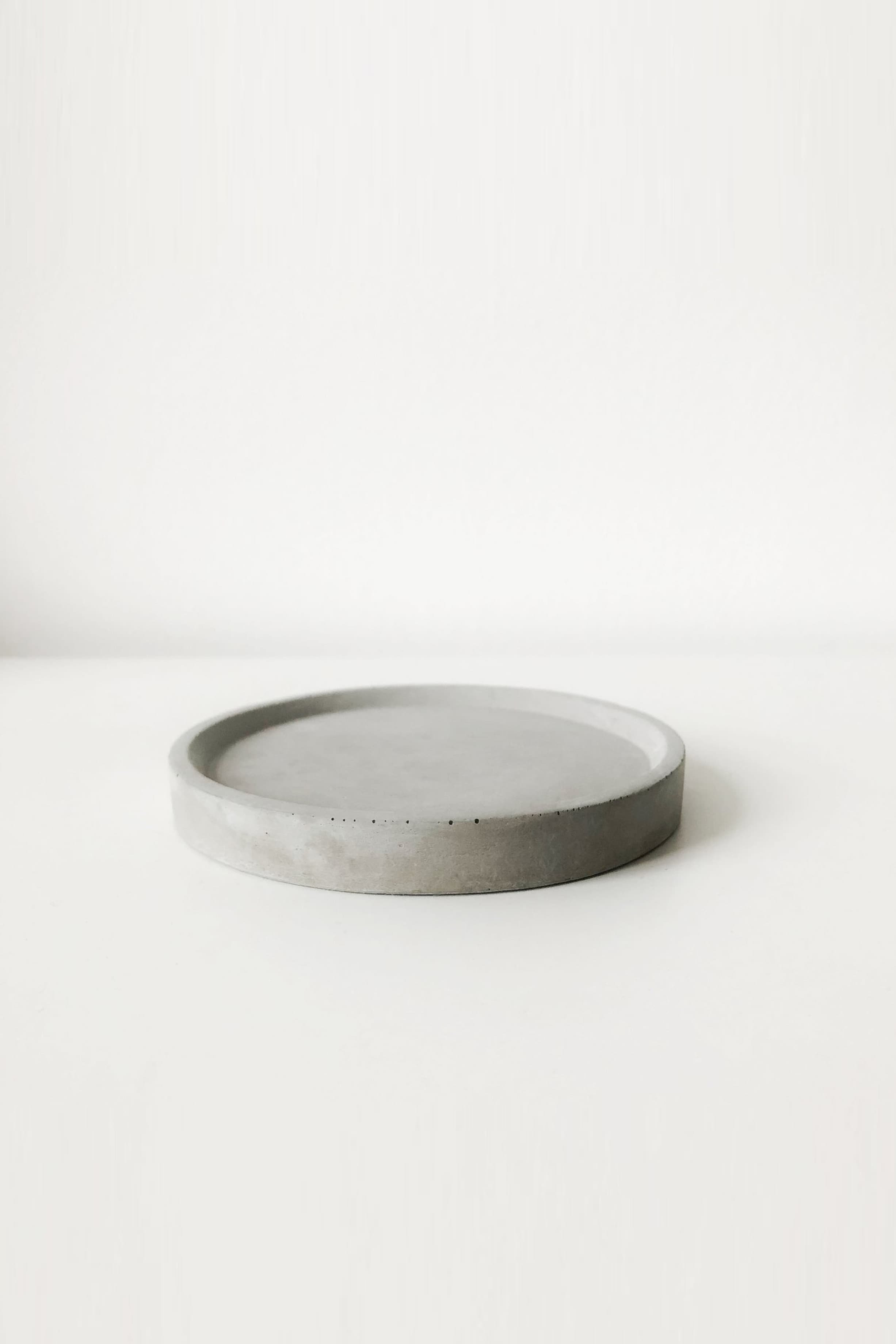 Concrete Round Tray