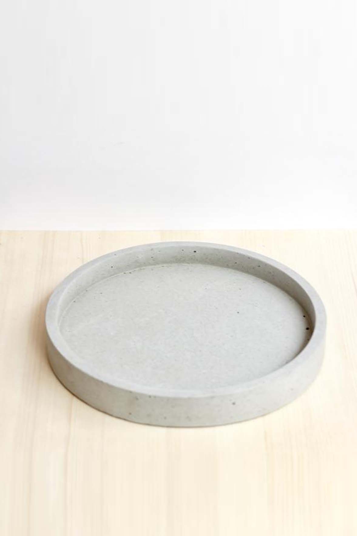 Concrete Round Tray