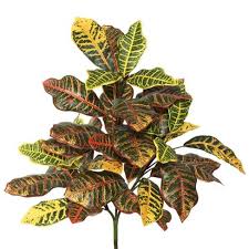 Croton Leaf Bush Artificial