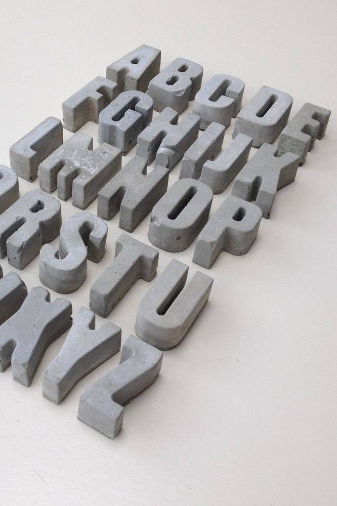 Concrete Alphabets