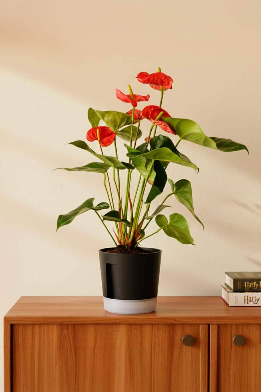 Anthurium Red Self Watering