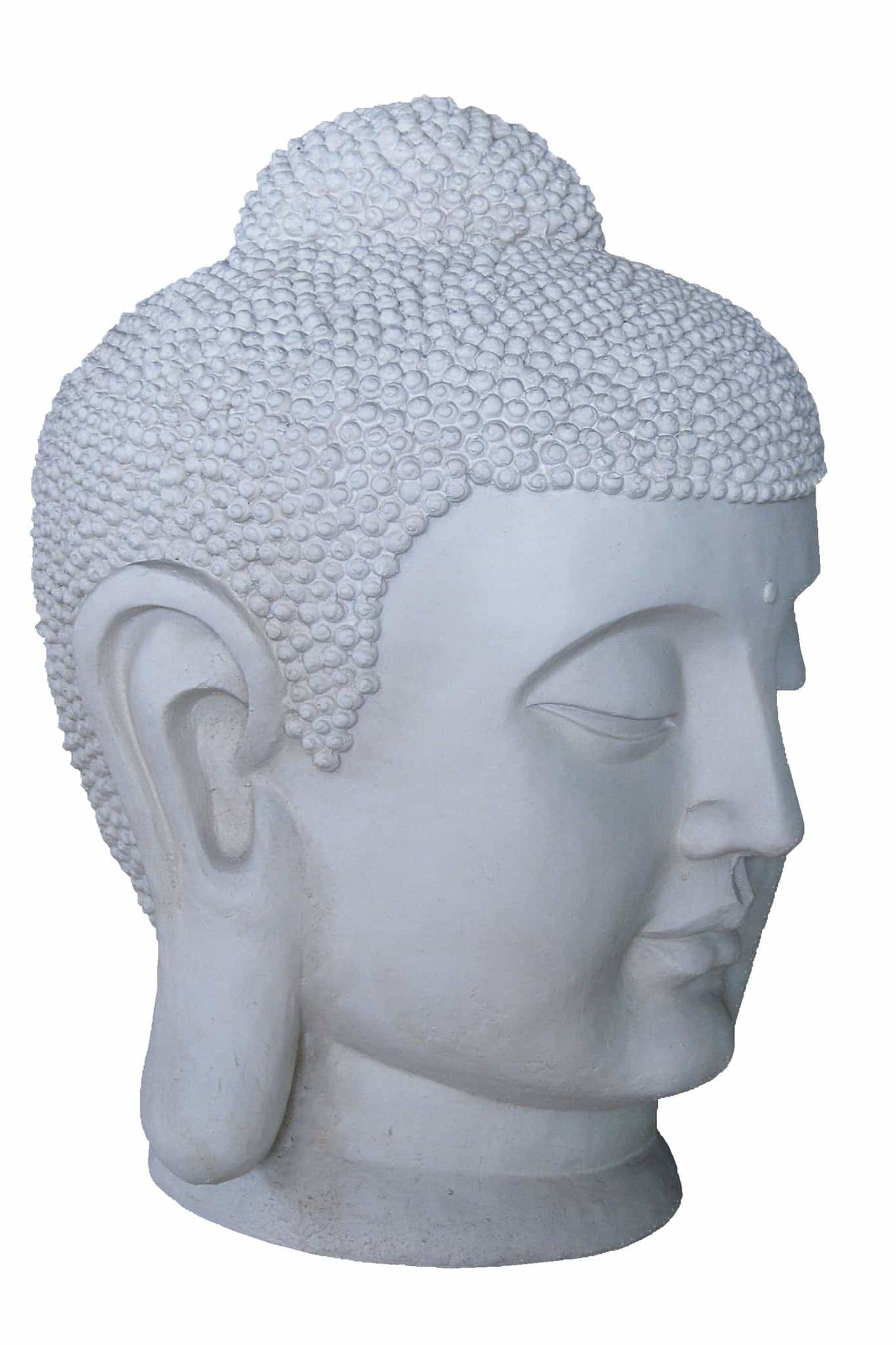Buddha Head Fiber Cement Statue