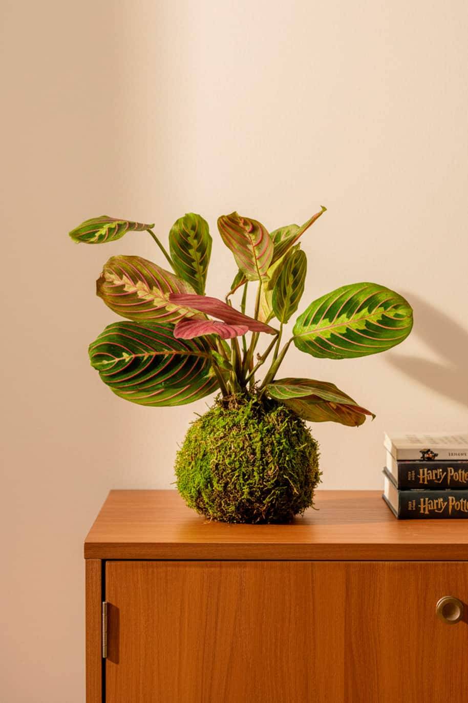 Calathea Maranta Kokedama