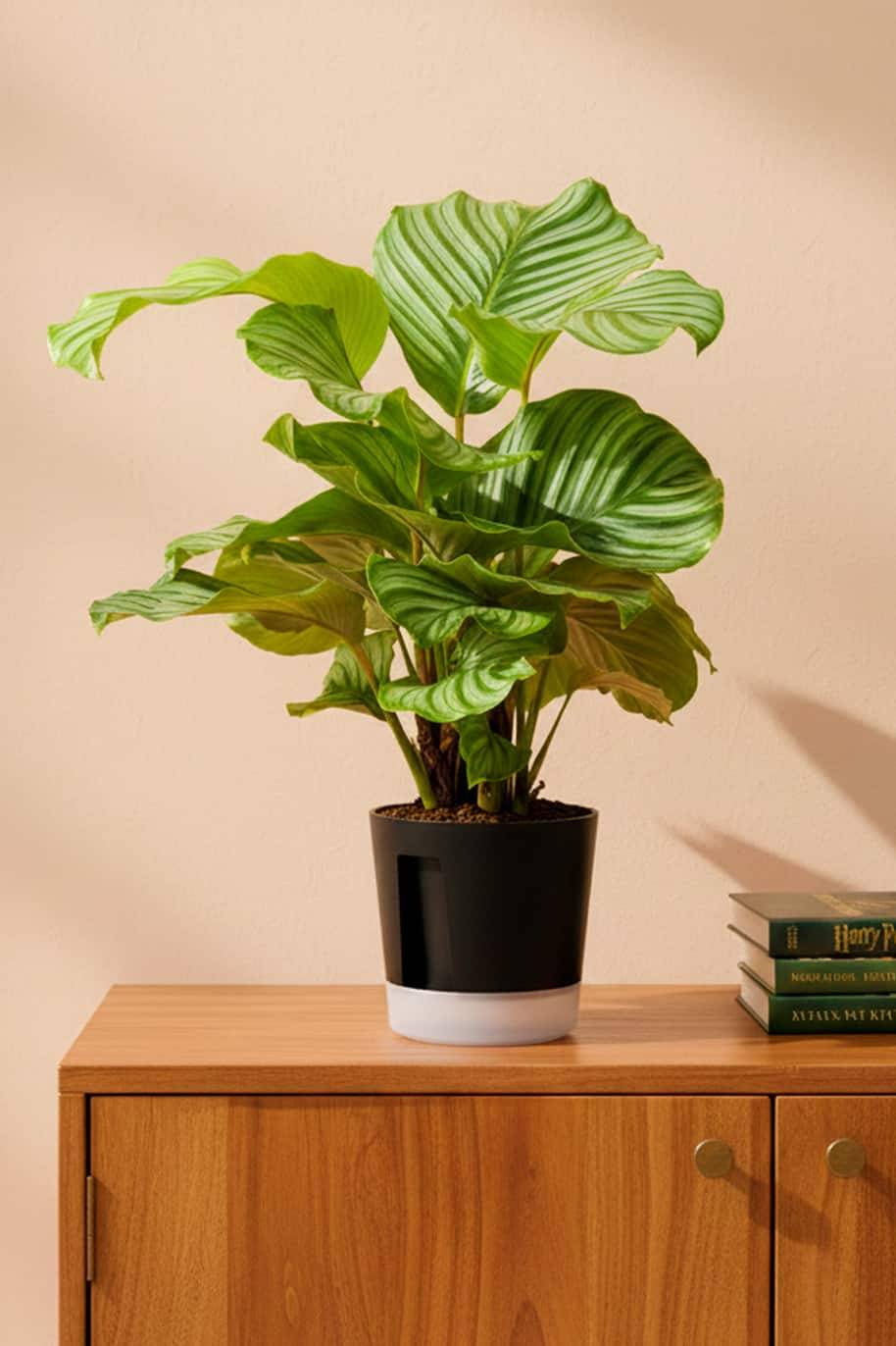 Calathea Orbifolia Self Watering Pot