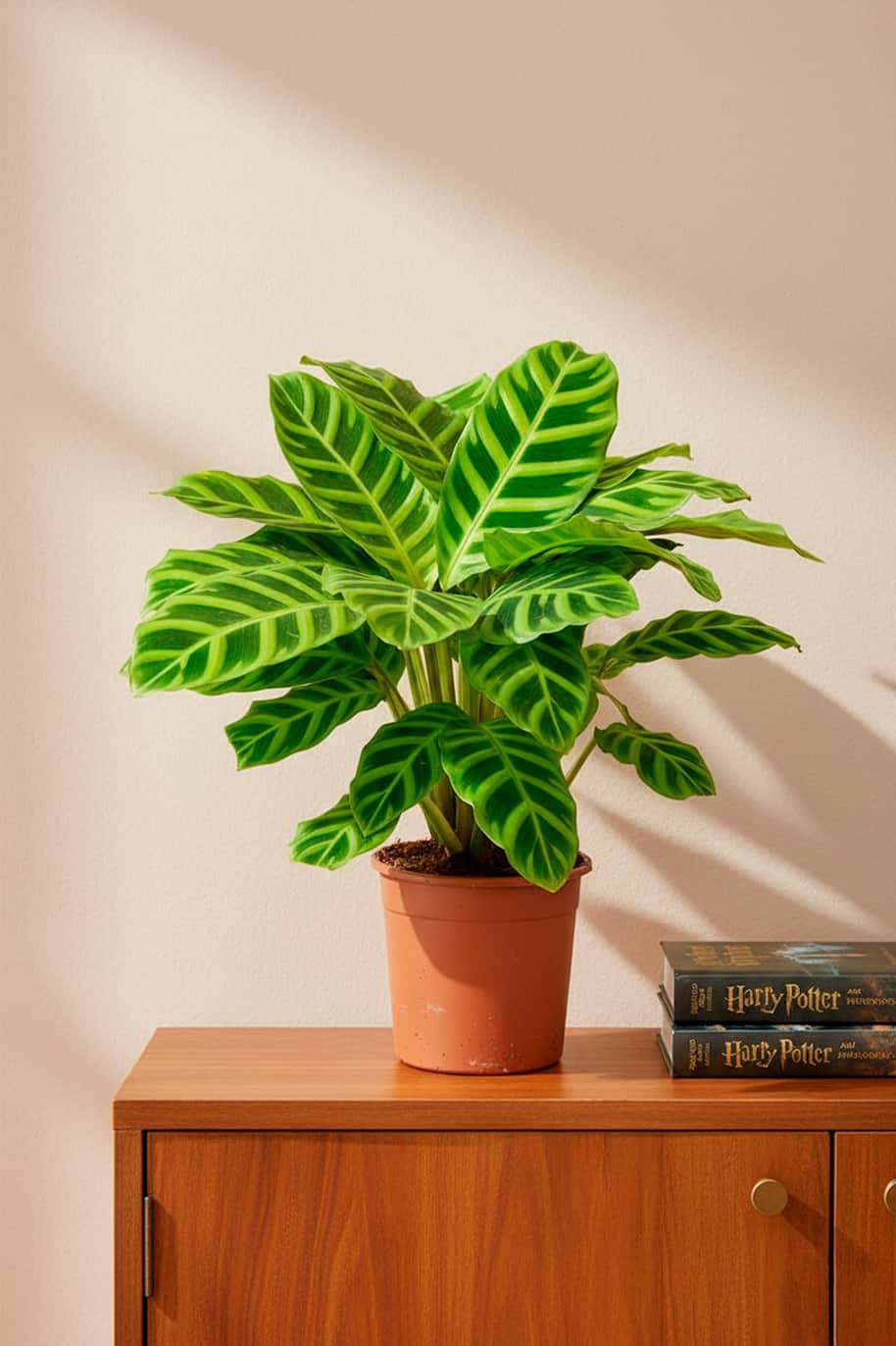 Calathea Zebrina Holland - Calathea Goeppertia Zebrina - image 1