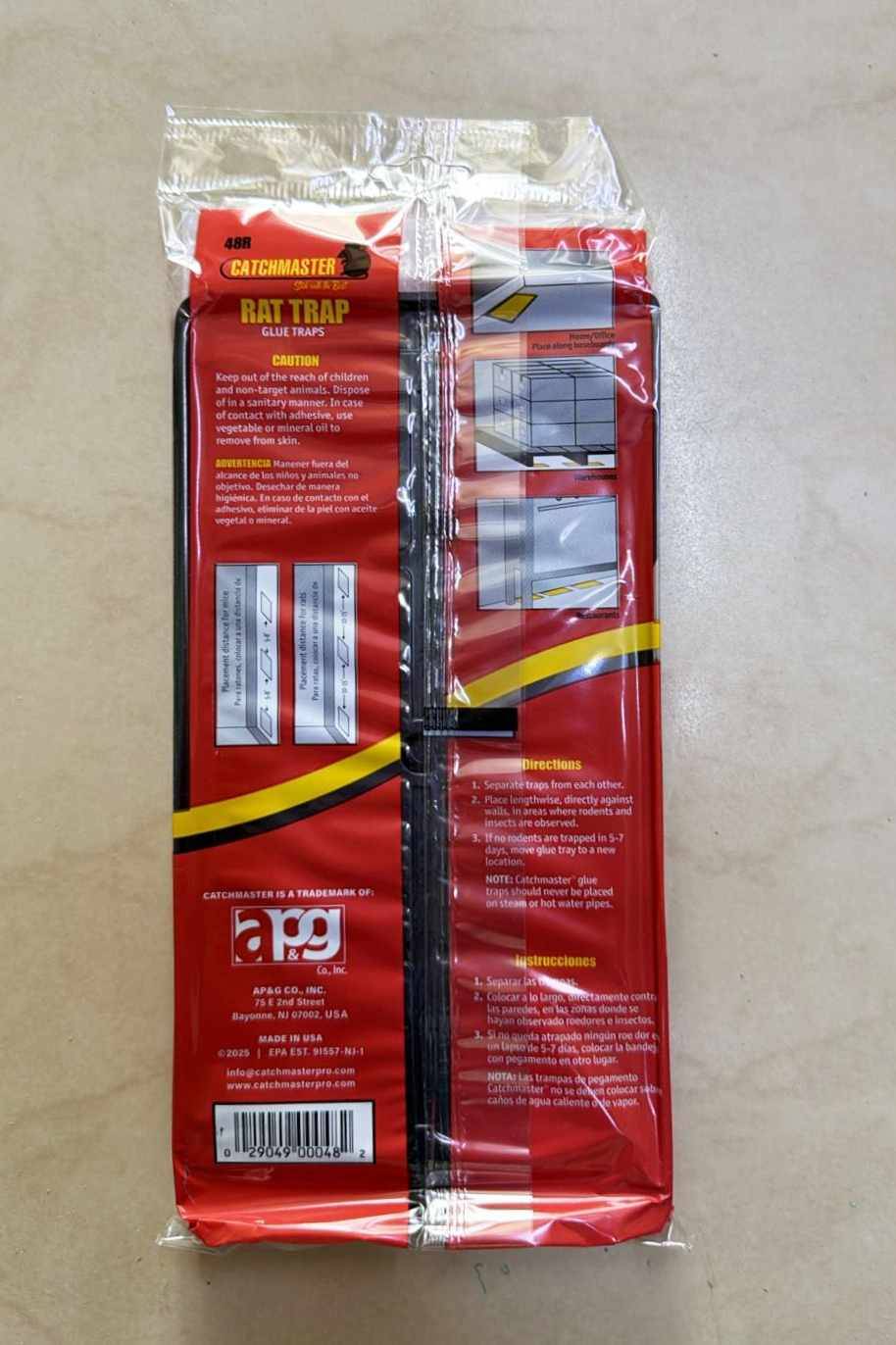Catchmaster Baited Rat Mouse Glue Trap