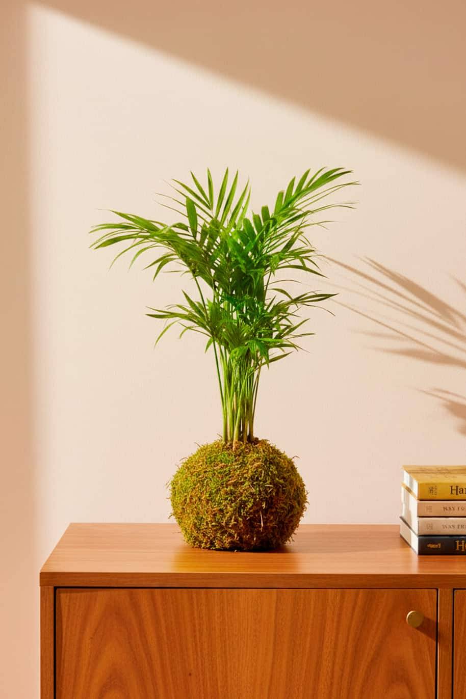 Chamedora Kokedama