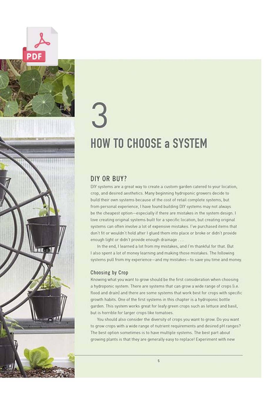 DIY Hydroponic Gardens - 192 pages Ebook