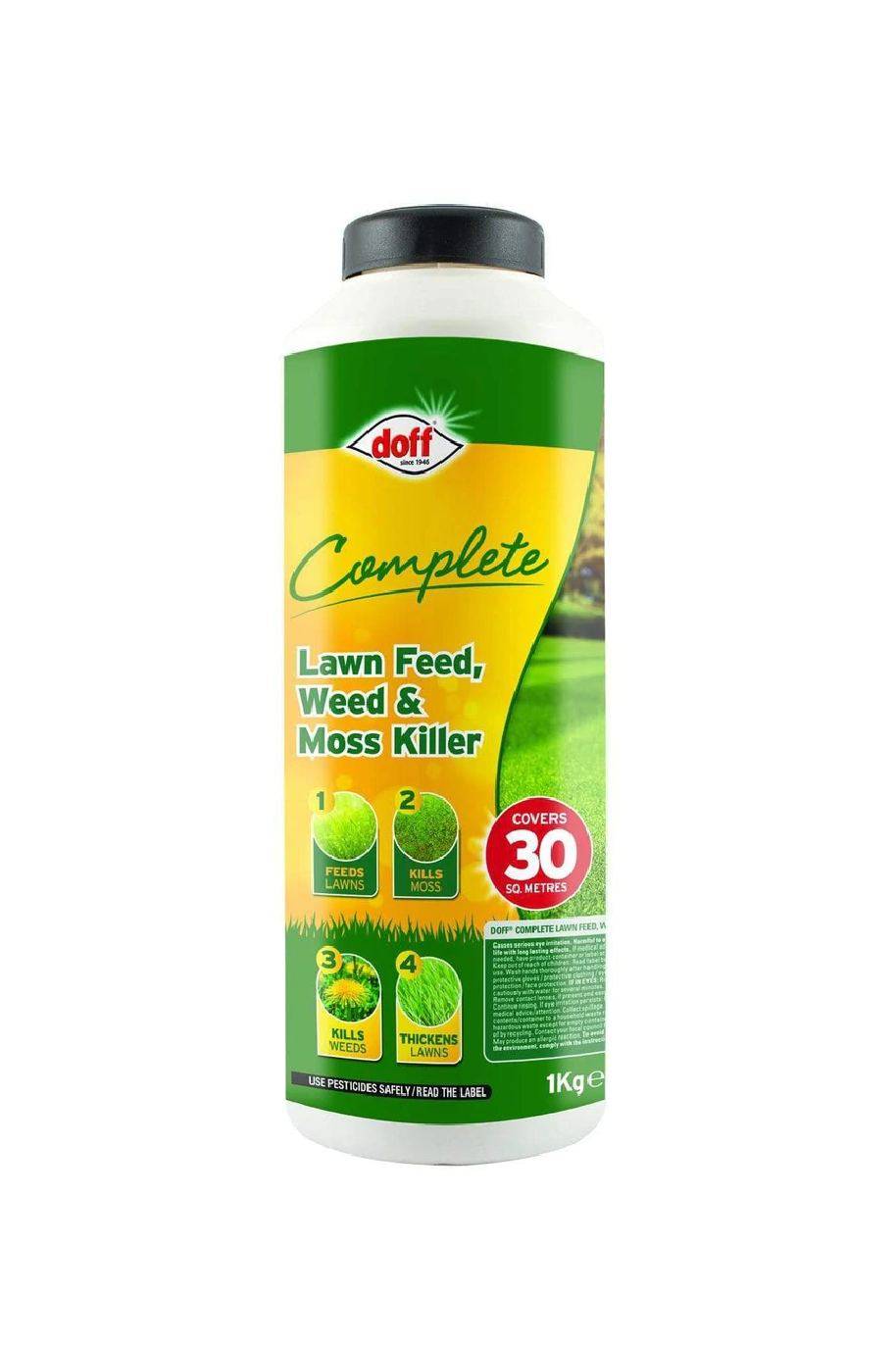 Doff 4 In 1 Complete Lawn Feed, Weed & Mosskiller | 1kg