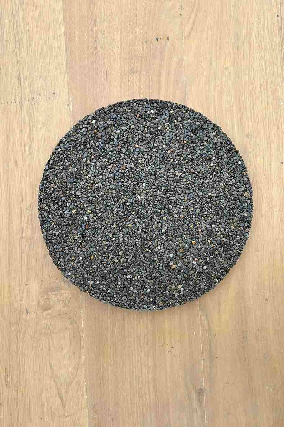 Garden Epoxy Stepping Stone Black - PS Stones - image 1