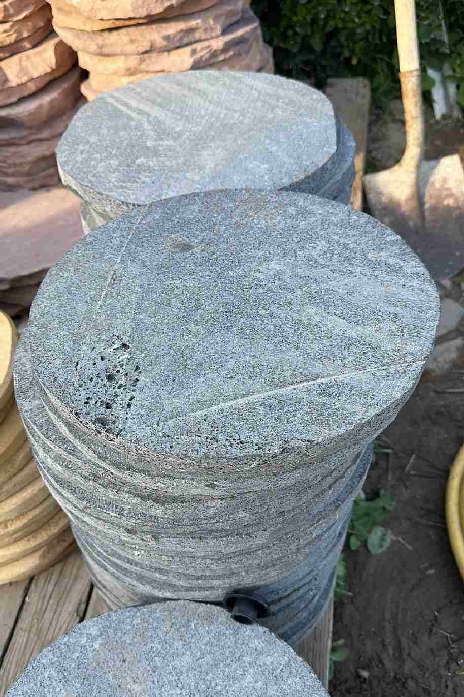 Garden Stepping Stone Semi Black