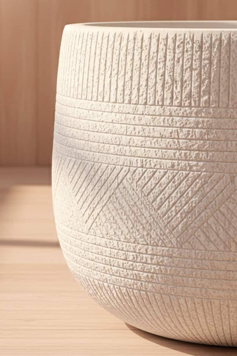 Geometric GRC Pot - PS Decor - image 2