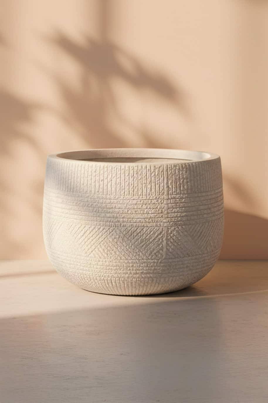 Geometric GRC Pot - PS Decor - image 1