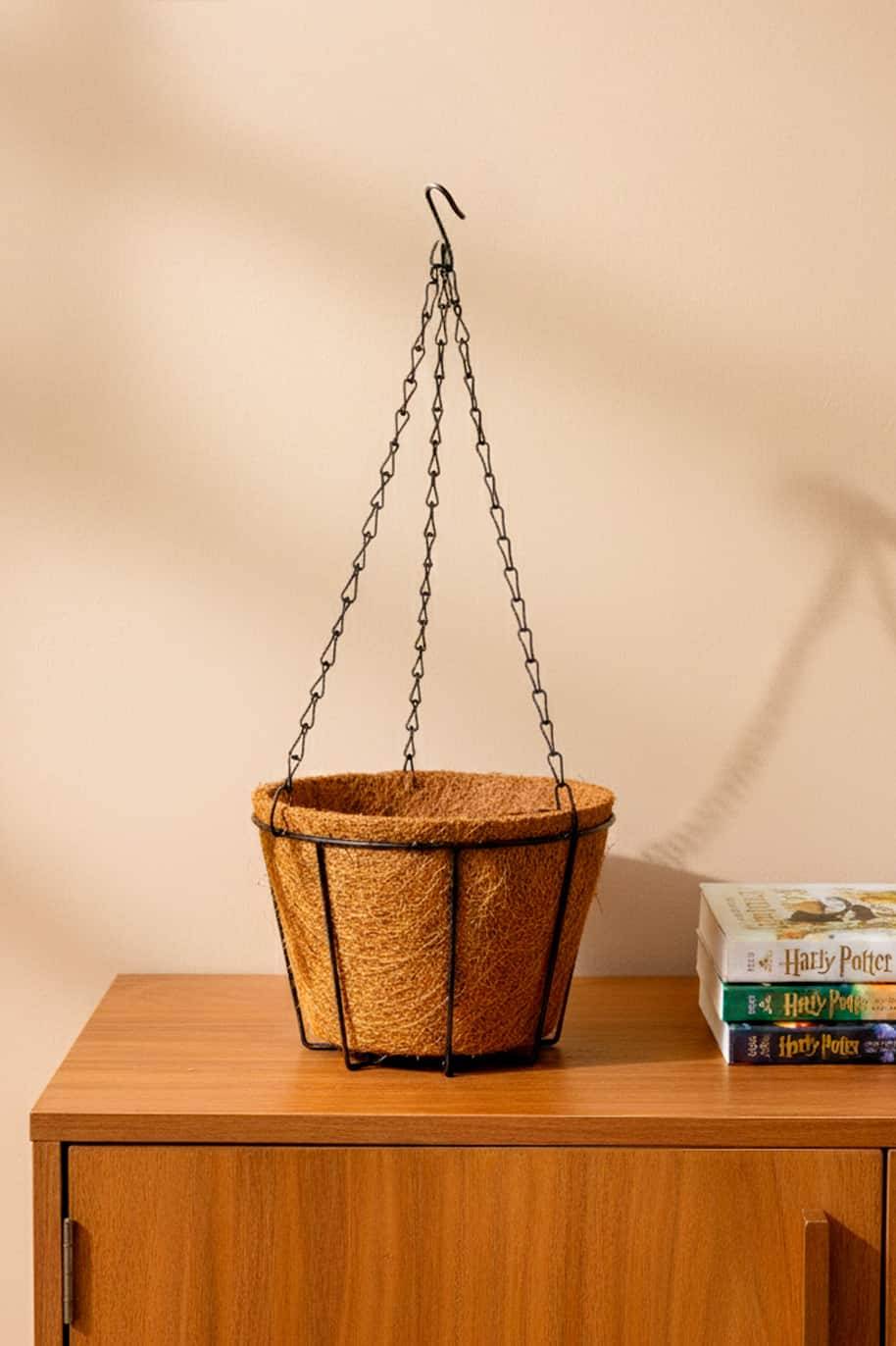 Hanging Metal Coir Pot
