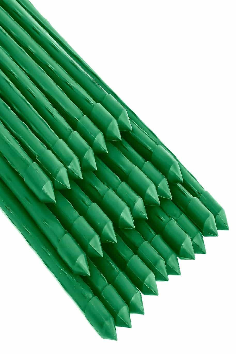 Metal Plant Support Stick Green