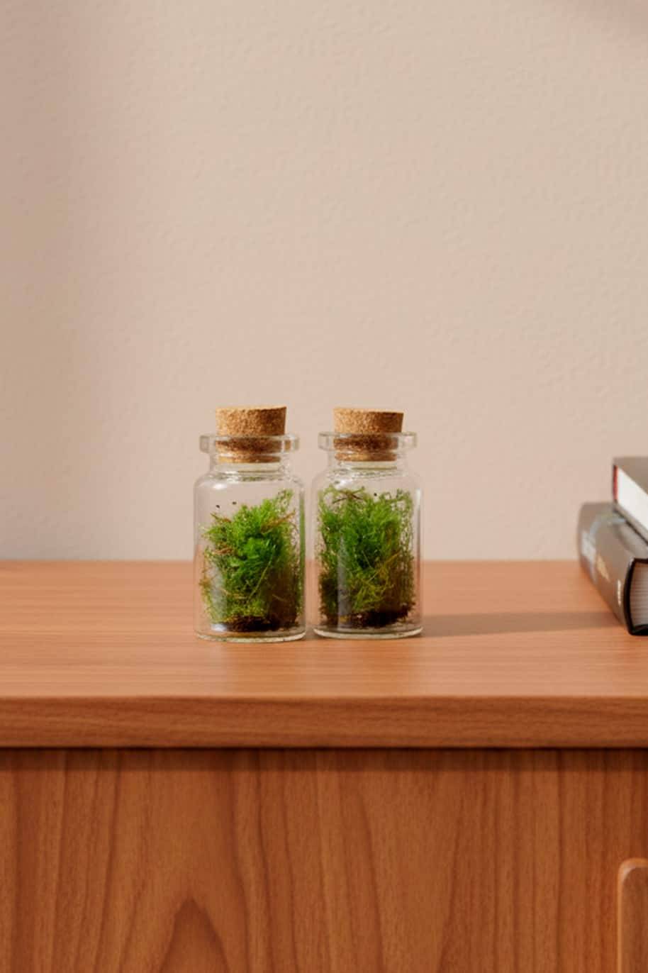 Mini Live Moss Terrarium
