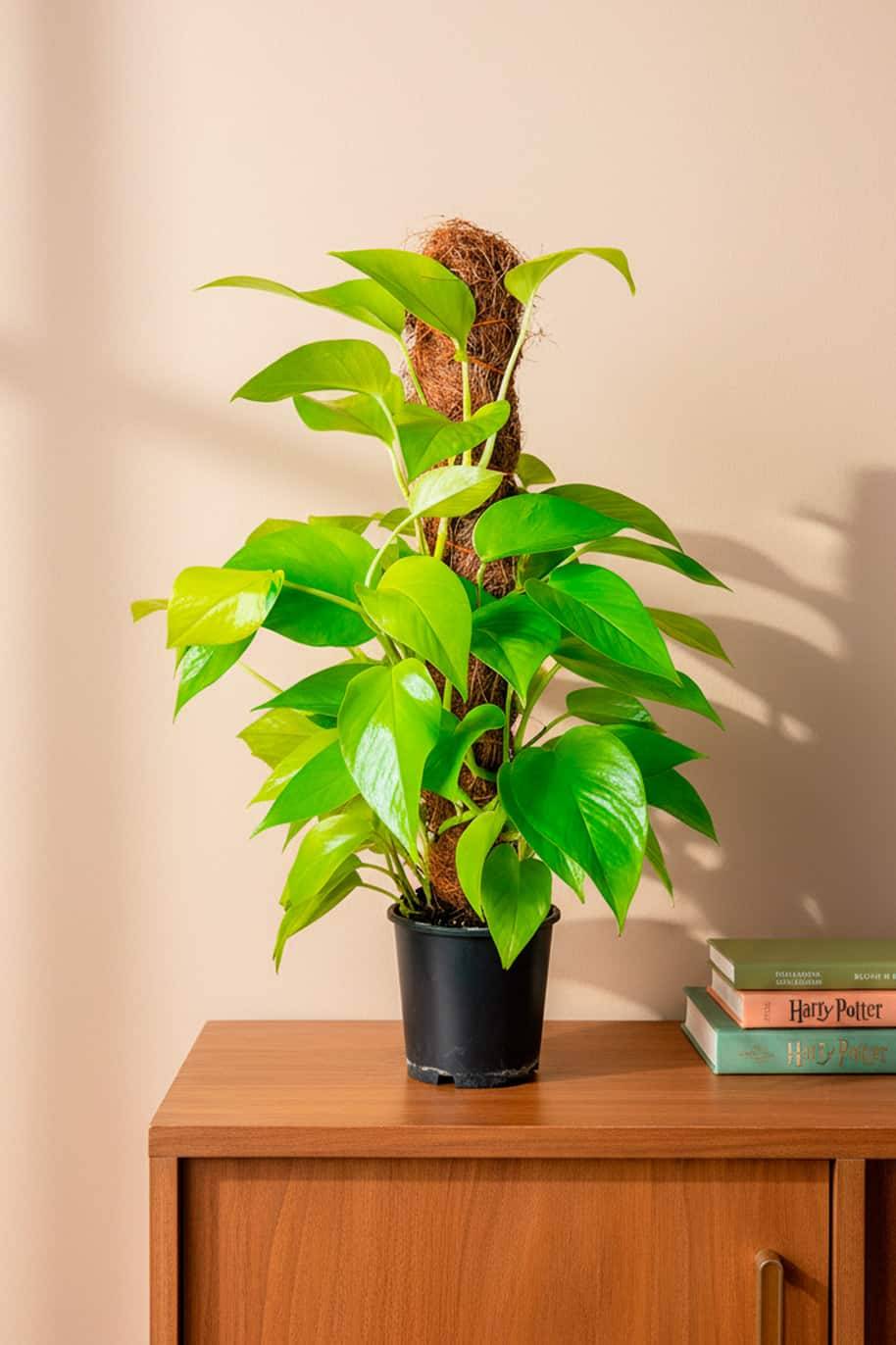 Neon Pothos Moss stick