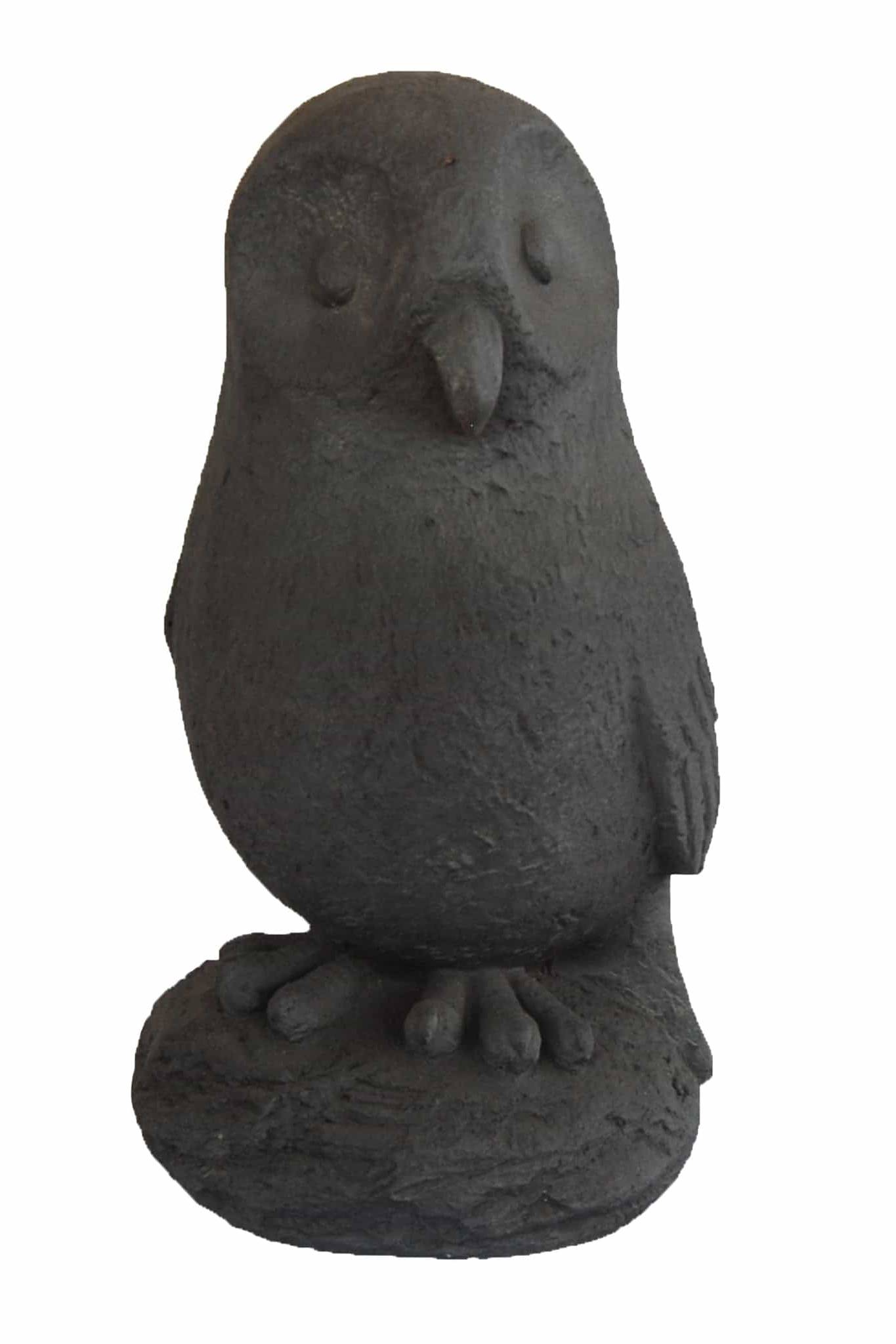 Owls Cement Statue