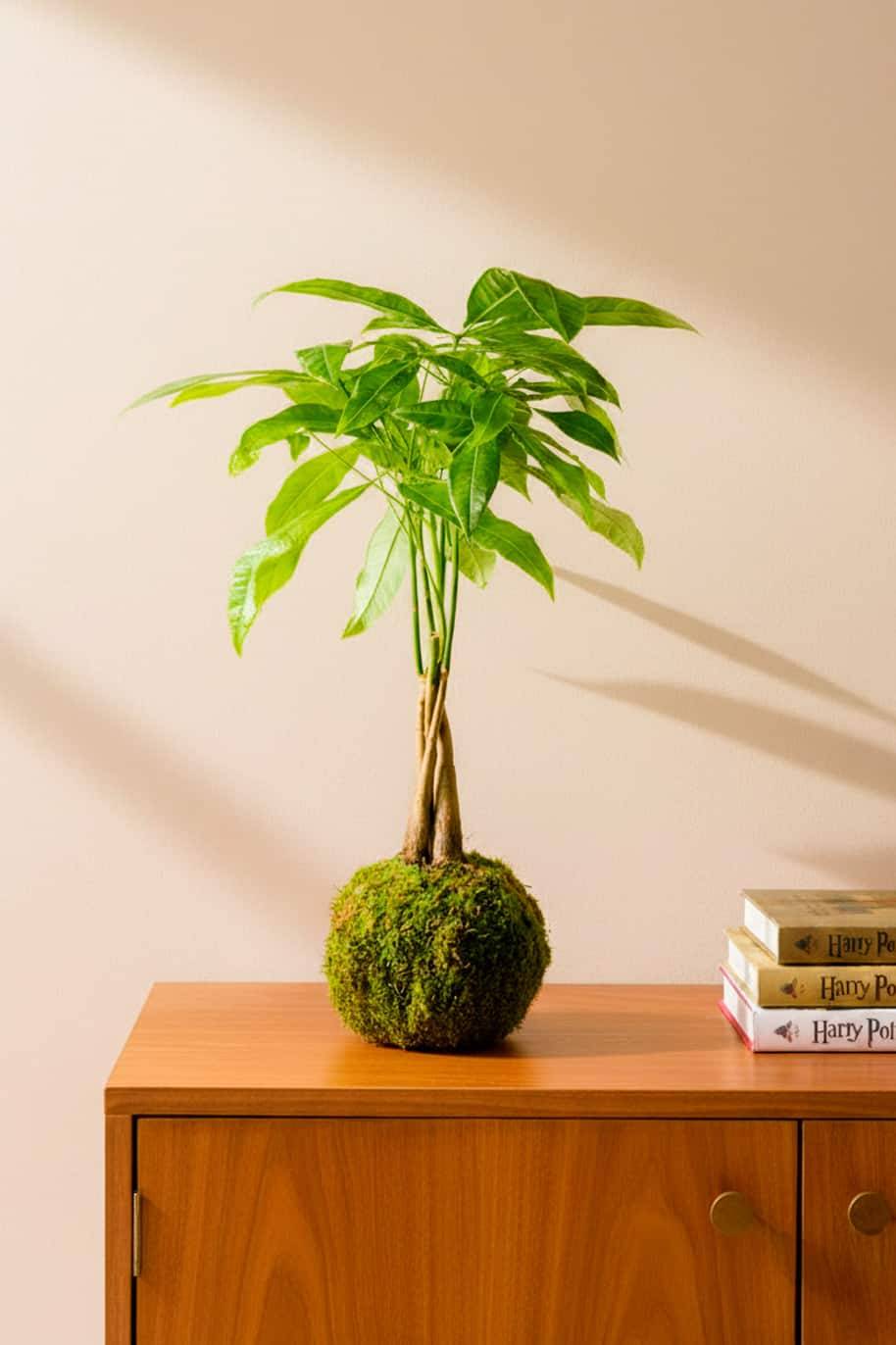 Pachira Aquatica Kokedama