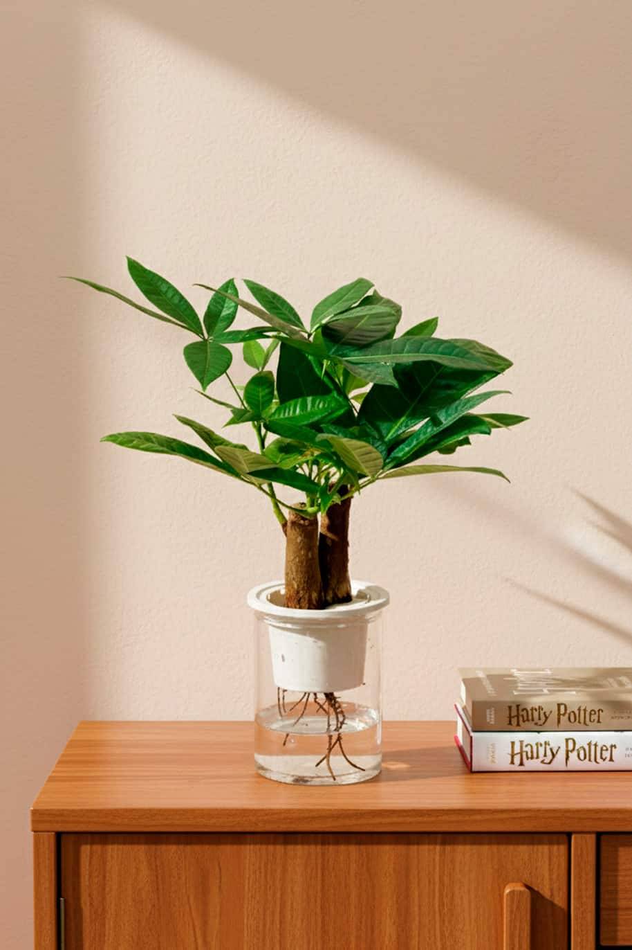 Self Watering Pachira Dwarf Aquatica