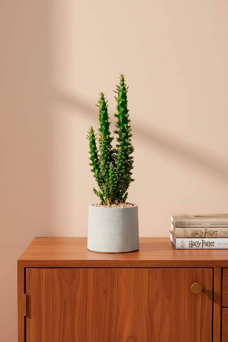 Potted Eve's Pin Cactus