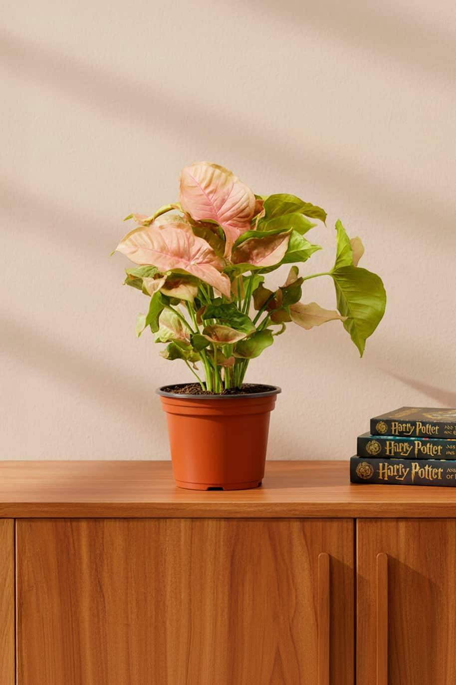 Syngonium Neon Robusta - Syngonium Podophyllum Pink