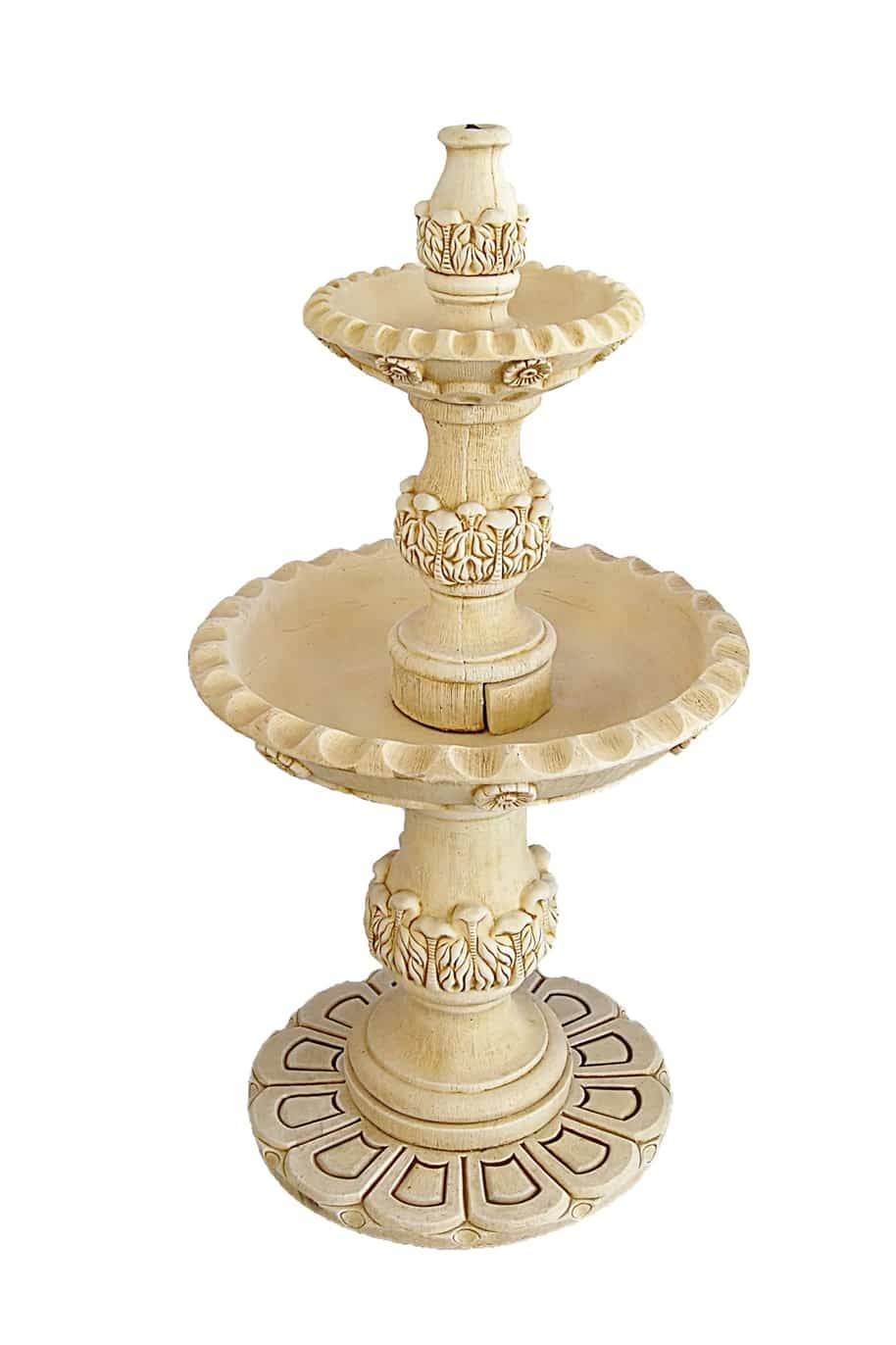 Two Tiered Concrete Fountain Accessories