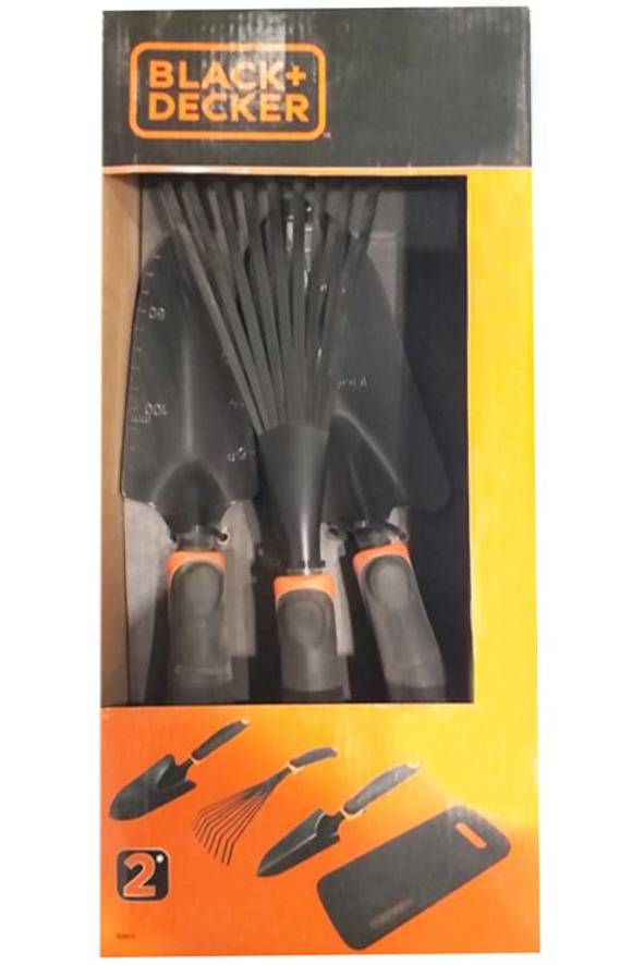 Digging tools and kneepad 4pc - Black & Decker