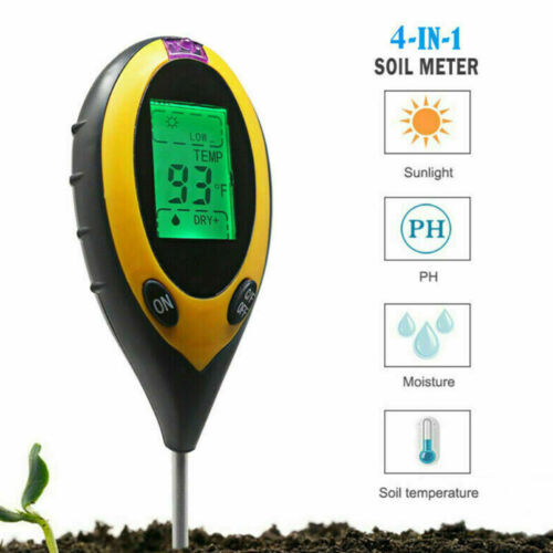 4 IN 1 Soil PH Water Tester Moisture Light